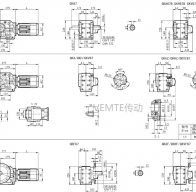 KC67 KCAF67 KCF67 KCA67減速機(jī)電機(jī)型號(hào)及尺寸圖紙