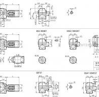 SD06 SF06 SS06 SFK06減速機(jī)電機(jī)型號(hào)大全及尺寸圖