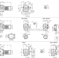 SD08 SF08 SS08 SFK08減速機(jī)電機(jī)型號(hào)大全及尺寸圖紙